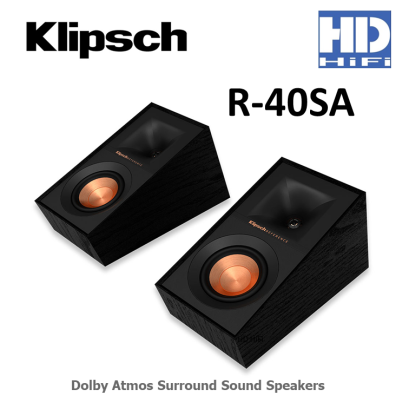 Klipsch R-40SA Dolby Atmos Surround Sound Speakers