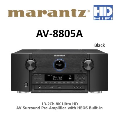 Marantz AV8805A Home theater preamp/processor with 13.2-channel processing