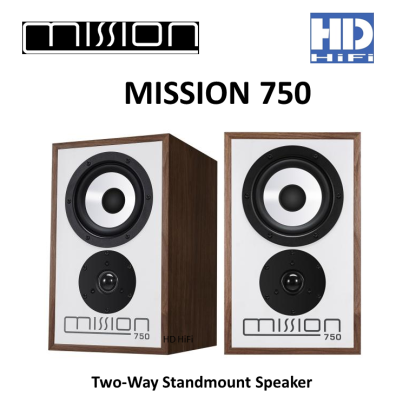 MISSION 750 Two-way standmount speaker Walnut