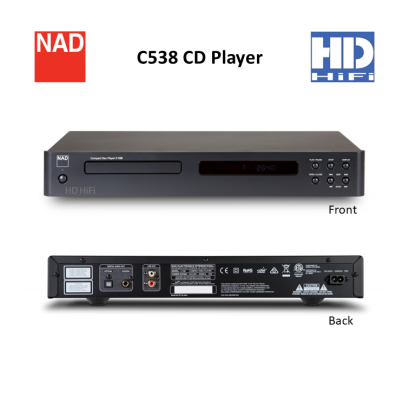 NAD C538 CD Player Black