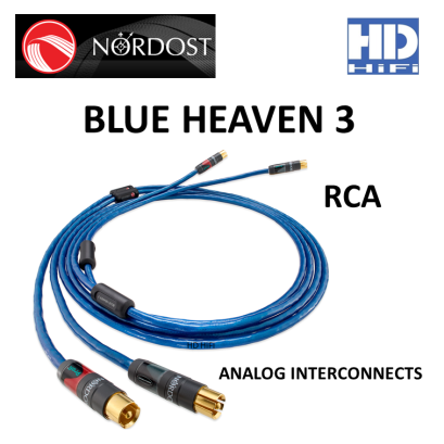 Nordost BLUE HEAVEN 3 ANALOG INTERCONNECTS RCA Cable