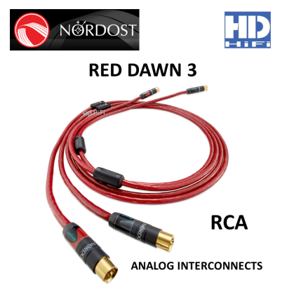 Nordost RED DAWN 3 ANALOG INTERCONNECTS RCA Cable