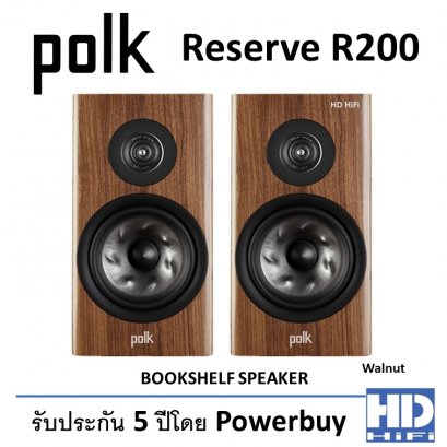 Polk Reserve R200 Walnut Bookshelf Speaker