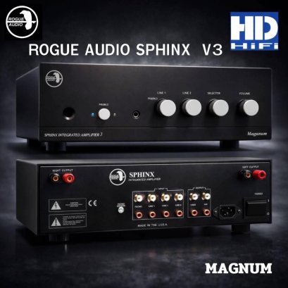 ROGUE SPHINX V3 MAGNUM Hybrid Stereo Integrated Amplifier