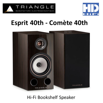 TRIANGLE Comete 40th Anniversary BookShelf Speaker สี Santos Rosewood