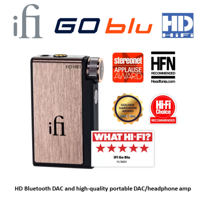 iFi Audio GO Blu DAC/ Headphones Amplifier/ Bluetooth Receiver