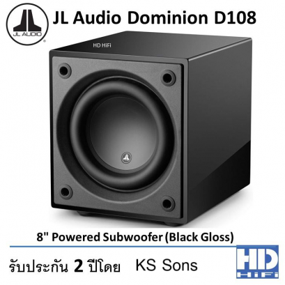 JL Audio Dominion D108 Subwoofer Black Gloss