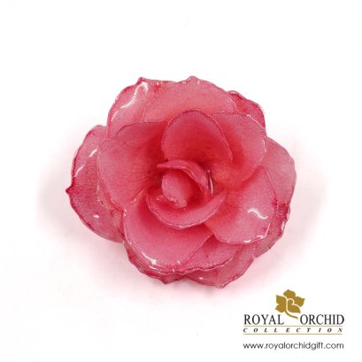 เข็มกลัดดอกกุหลาบจริง/Real Rose on Brooches