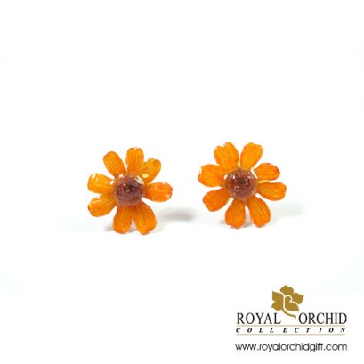 ต่างหูดอกบานชื่น (Zinnia)