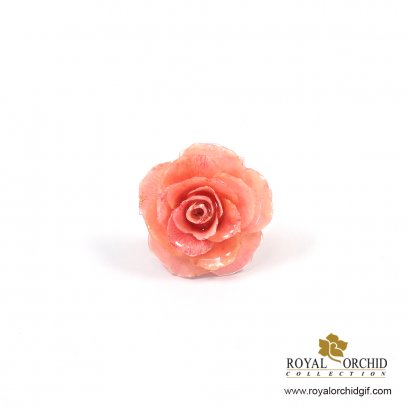 แหวนดอกกุหลาบสีชมพู/ Ring Rose