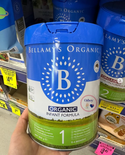 Bellamy’s Organic Infant Formula stage 1