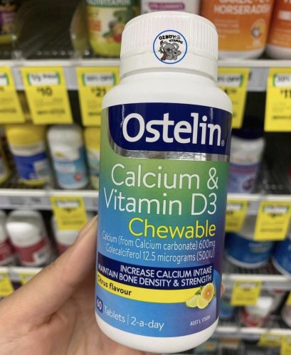 Ostelin Calcium & Vitamin D3 Chew Adult