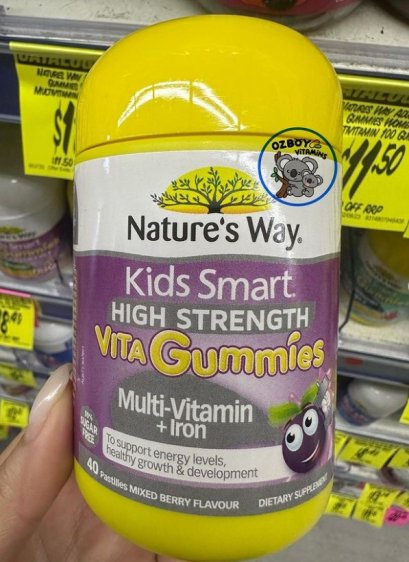 Nature&#039;s way Kids Multi-Vitamin + Iron Gummies