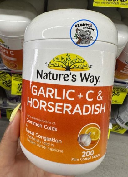 Nature&#039;s Way Garlic + C