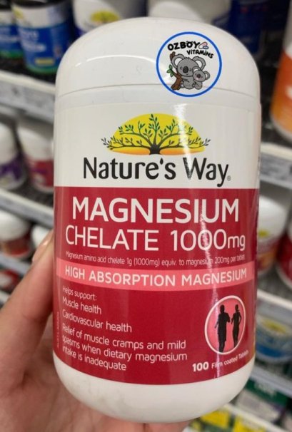 Nature&#039;s Way Magnesium Chelate 1000mg