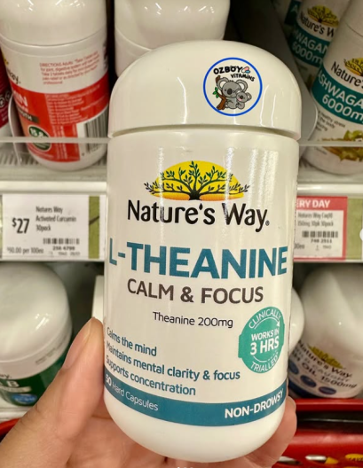 Nature’s Way L-Theanine 200mg CALM & FOCUS