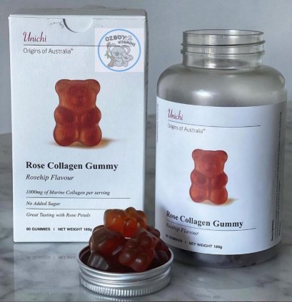 Teddi Lab by Unichi Rose Collagen Gummy