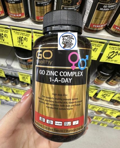 GO Healthy Zinc Complex 1 A Day 120 Capsules