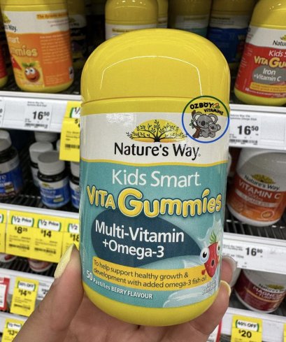 Nature's Way Kids Gummies Omega-3 + Multi