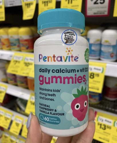 Pentavite Daily Calcium + Vit D3 Gummies