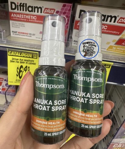 Thompson's Manuka Sore Throat Spray 25ml