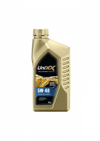 UniXX 5W-40 น้ำมันเครื่องสูตรสังเคราะห์แท้ ขนาด 1 ลิตร