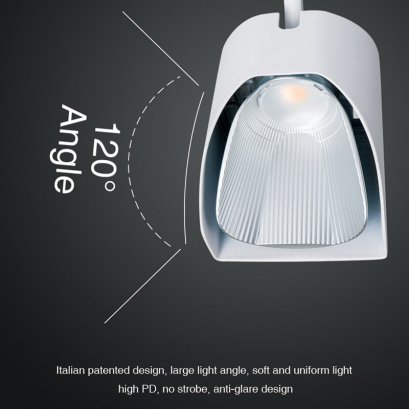 Dart LED COB White Track Light 30W AT22002-W