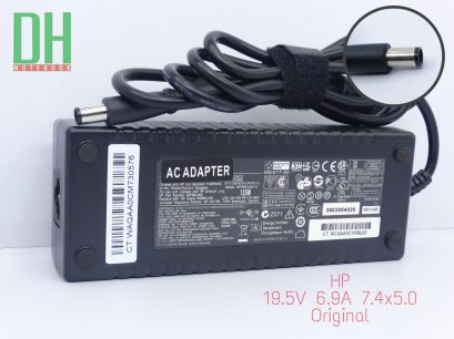 Adapter HP 19.5V 6.9A (7.4*5.0) เเท้