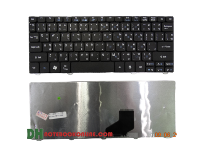 แป้นพิมพ์โน๊ตบุ๊ค Acer Aspire One D255 ดำ/ขาว