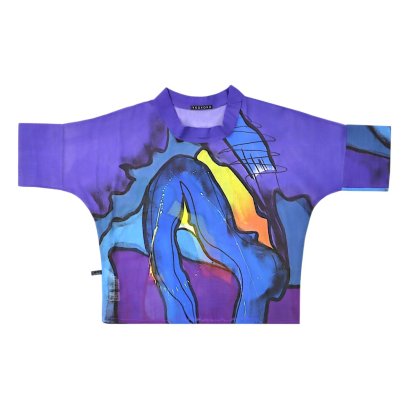 Woman Blouse Turtle Neck - Purple : Inner Aurora