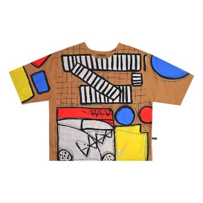 Over size t-shirt - Brown : Bright Structure