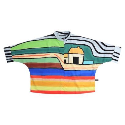 Woman bat wing Shirts - Multicolor : Little House in Rainbow Land