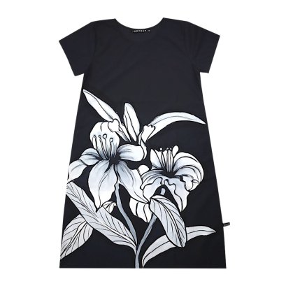 Woman Dress - Black : Midnight Lily Romance