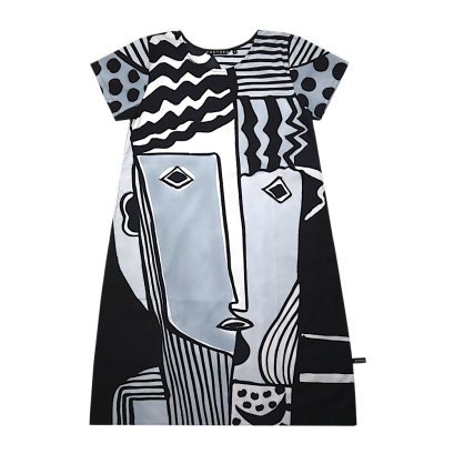 Woman Dress - Black : The Abstract Shadow Muse