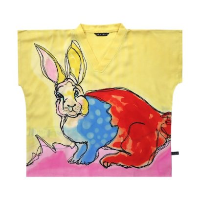 Woman Blouse - Yellow : Rainbow Rabbit