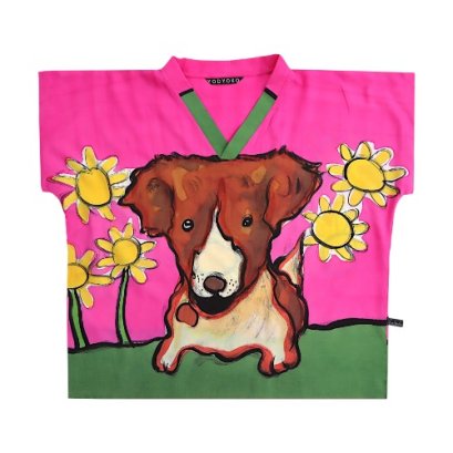 Woman Blouse - Pink : Daisy Jack Russell
