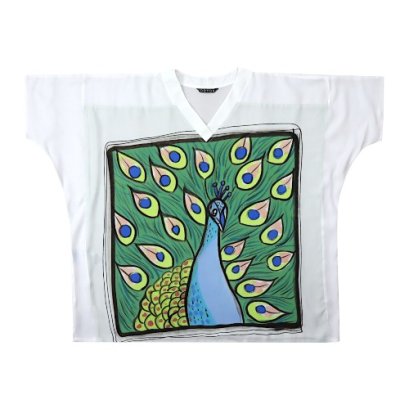 Woman  Blouse - White : The Peacock&rsquo;s Waltz