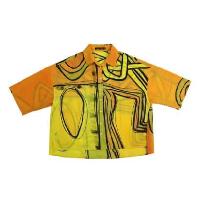 Woman Casual shirts - Yellow : Sun Scribbles