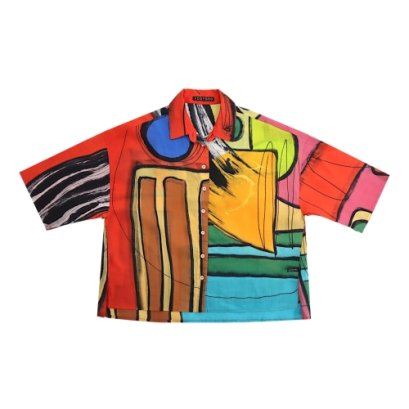 Woman Casual shirts - Red : Color City Clash