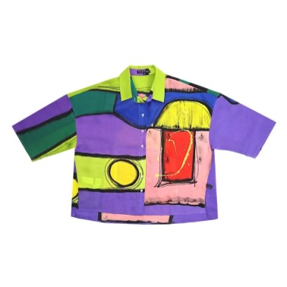 Woman Casual shirts - Purple : Neon Frame