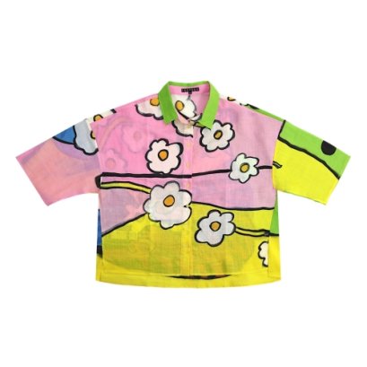 Woman Casual shirts - Pink : Catnap Garden
