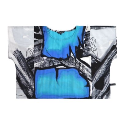 Woman Crop Top - Blue : Ice Rift