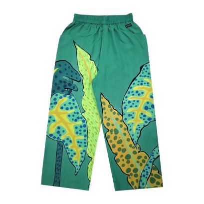 Woman Relax Pants - Green : The Emerald Jungle Camo