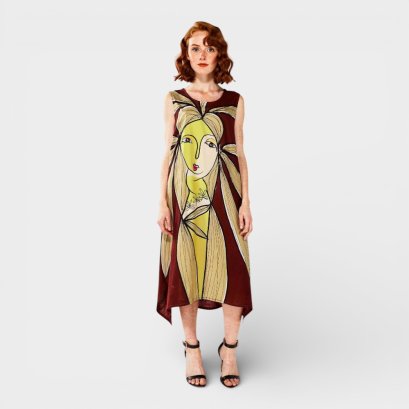 เดรสผู้หญิง-สีน้ำตาล : ลายผู้หญิงที่สง่างามกับผมสีน้ำตาล