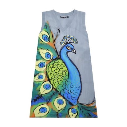 Woman Sleeveless Dress - Grey : The Proud Peacock