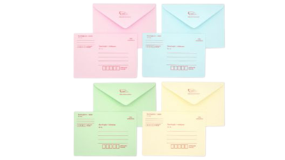 ซองจดหมาย C6 คละสี (บรรจุ500ซอง)