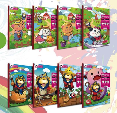 สมุดวาดเขียนมาสเตอร์อาร์ต 100G D211-214(บรรจุ 12 เล่ม /แพ็ค)