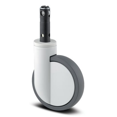 ลูกล้อระบบเซ็นทรัลล็อกCentral locking2ระบบ ลูกล้อ8นิ้วแกน28มม. ลูกล้อเตียงผู้ป่วย ล้อเตียงโรงพยบาล TENTE