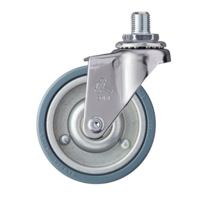 ลูกล้อ3นิ้วยางเทากะทะเหล็ก คุณภาพสูง ล้อไม่ทำพื้นเป็นรอย รับน้ำหนัก 30-70 กก. รุ่น 420A-G ตรา Hammer (1ลูก)