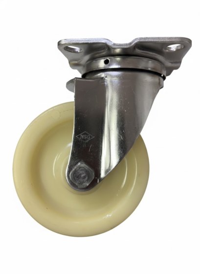 ลูกล้อ5นิ้วไนล่อนแป้นหมุน คุณภาพสูง รับน้ำหนัก140-210กก. รุ่น NPS-SU-125N ตรา NSG